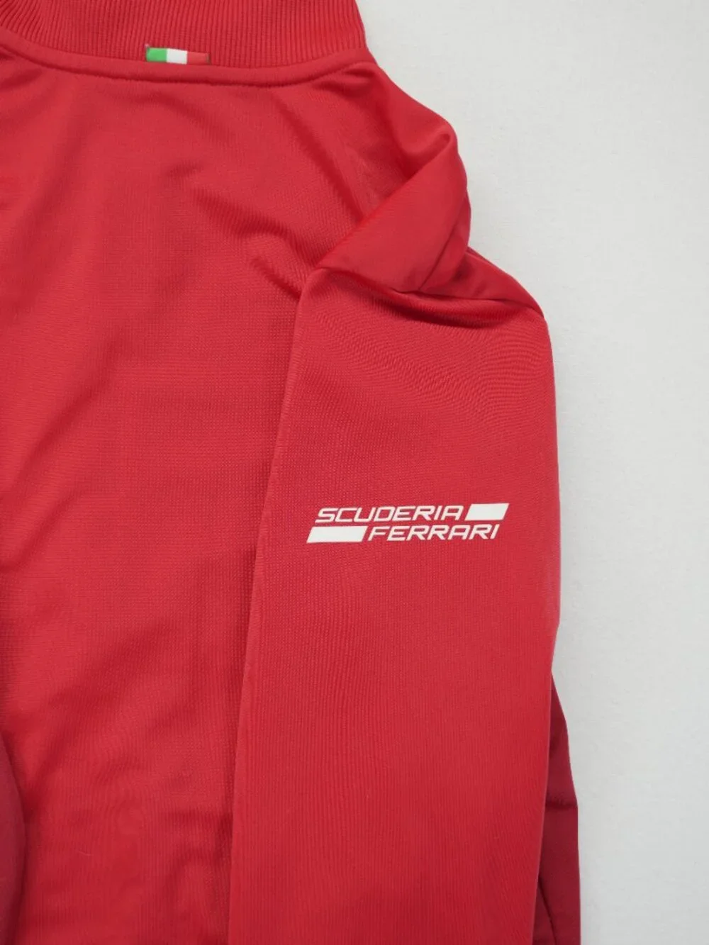 PUMA SCUDERIA FERRARI Zip-Up Track Jacket MEN'S SZ Large Red/Rosso Corso Racing - Picture 12 of 12